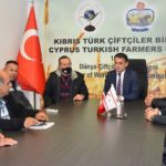 Tarım ve Doğal Kaynaklar Bakanı Oğuz, Kıbrıs Türk Çiftçiler Birliği’ni ziyaret etti
