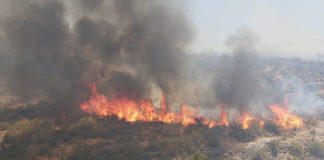 Baf bölgesinde iki büyük yangın çıktı