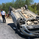 Girne-Lefkoşa ana yolunda kaza... 1 hafif yaralı