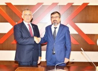 Nazım Çavuşoğlu, Ankara’daki temasları kapsamında YÖK Başkan Vekilleri ile bir araya geldi