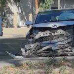 Lefkoşa'da sabah saatlerinde meydana gelen trafik kazası, ucuz atlatıldı.