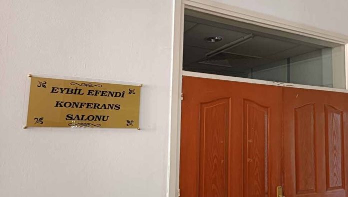 Polis Genel Müdürlüğü binasında bulunan konferans salonuna Eybil Efendi'nin ismi verildi