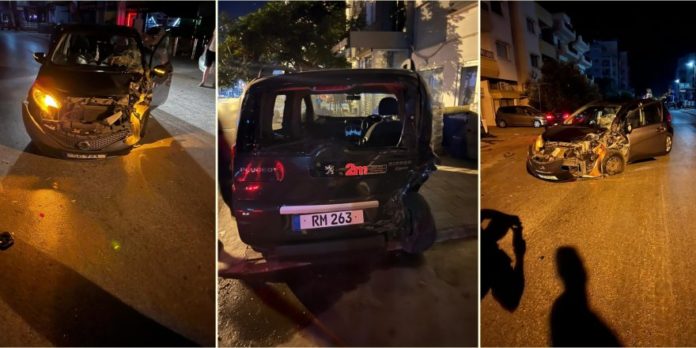 Gazimağusa ve Güzelyurt’ta trafik kazası: İki farklı kazada 3 kişi yaralandı