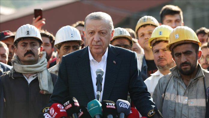 Recep Tayyip Erdoğan: Maden ocağındaki patlamada 41 kişi hayatını kaybetti