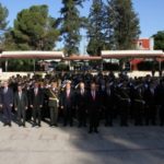 Türkiye Cumhuriyeti’nin 99. kuruluş yıl dönümü… Lefkoşa Atatürk Anıtı önünde tören düzenlendi