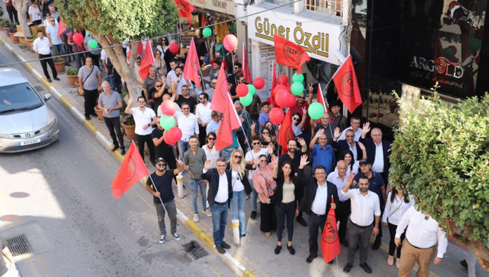CTP Girne Belediye Başkan adayı Murat Şenkul, Girne’de yürüyüş düzenledi