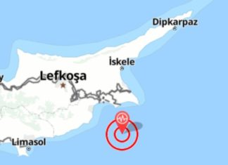 Limasol açıklarındaki deprem korkuttu