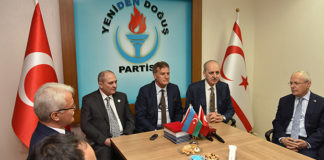 Erhan Arıklı, AK Parti Genel Başkanvekili Kurtulmuş ve Yeni Azerbaycan Başkan vekili Budaqov'u kabul etti