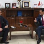 Tarım ve Doğal Kaynaklar Bakanı Dursun Oğuz, Türkiye Cumhuriyeti (TC) Lefkoşa Büyükelçisi Metin Feyzioğlu’nu kabul ederek görüştü.