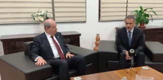 Cumhurbaşkanı Ersin Tatar, Gazimağusa Belediye Başkanı Süleyman Uluçay