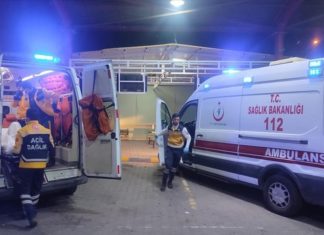 Gaziantep deprem ambulans