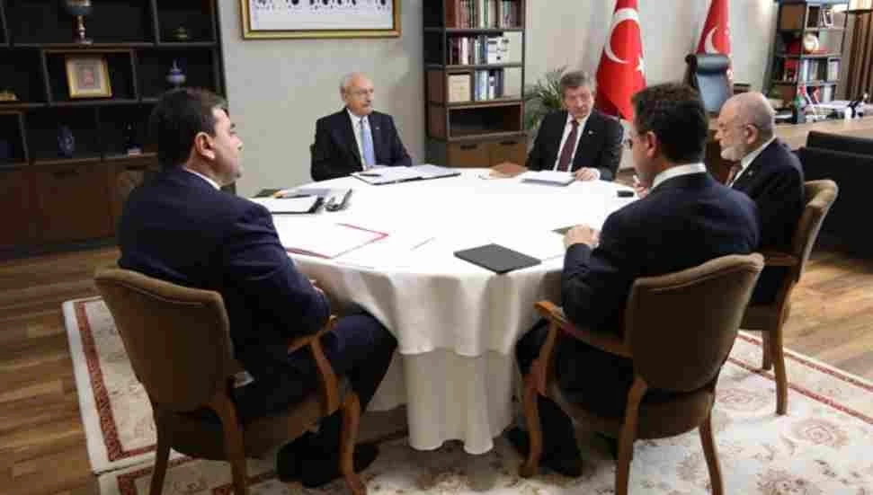 Kemal Kılıçdaroğlu, Temel Karamollaoğlu, Ali Babacan, Ahmet Davutoğlu ve Gültekin Uysal, Saadet Partisi
