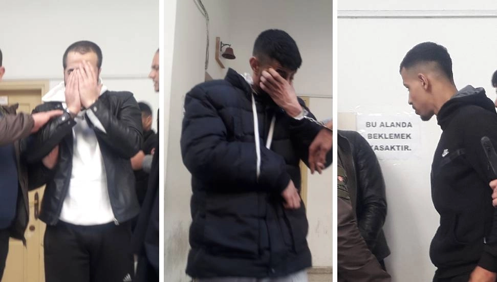 Girne’de gerçekleştirilen uyuşturucu operasyonun tutuklanan Labit Otham, Najep Alhasanat ve Mahmut Alhasanat soruşturma kapsamında 3 gün tutuklu kalacaklar.