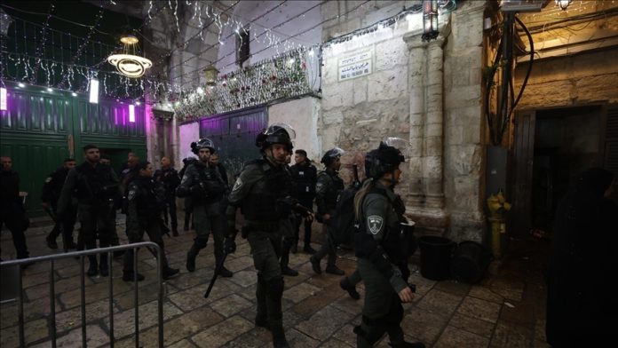 İsrail polisi, Mescid-i Aksa