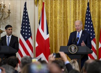 ABD Başkanı Biden, İngiltere Başbakanı Sunak