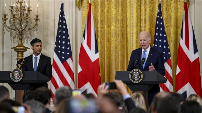 ABD Başkanı Biden, İngiltere Başbakanı Sunak