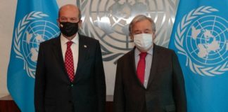 Cumhurbaşkanı Ersin Tatar, BM Genel Sekreteri Guterres