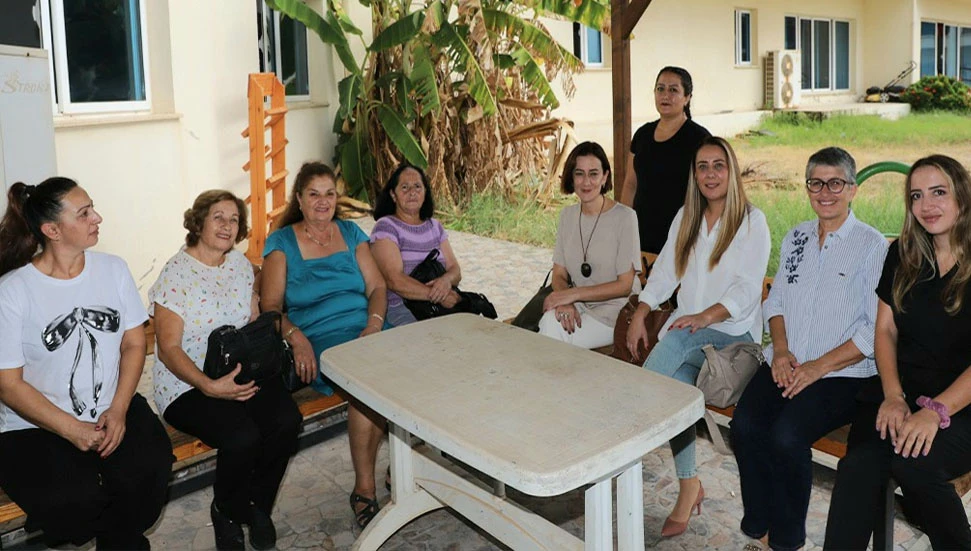 CTP Kadın Örgütü heyeti Kalkanlı Yaşam Evi