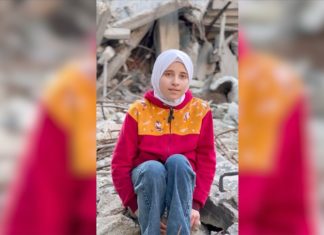 Filistinli kız çocuğu Rahaf