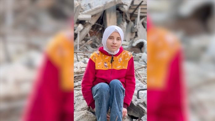 Filistinli kız çocuğu Rahaf