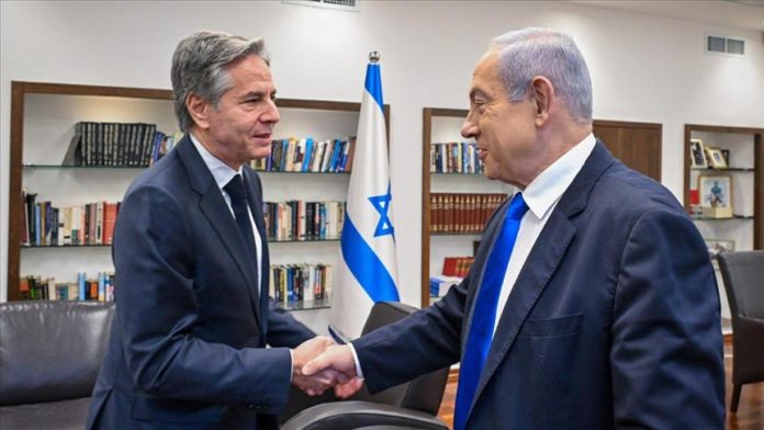ABD Dışişleri Bakanı Antony Blinken'ın Başbakan Binyamin Netanyahu